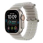 Apple Watch Ultra 4 GPS + Cellular 49mm Natural Titanium Case with Translucent Grey Ocean Band MJAD4QC/A