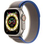 Apple Watch Ultra GPS + Cellular, 49mm Titanium Case with Blue/Gray Trail Loop - S/M mnhl3cs/a