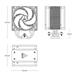 ARCTIC Chladič CPU Freezer 36 ARGB White, 2x120mm, LGA1851, AM5 ACFRE00125A