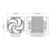 ARCTIC Freezer 4U-M Rev. 2 - CPU Cooler for AMD socket SP3, Intel 4189/4677, direct touch technology ACFRE00133B