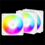 ARCTIC P12 Pro Reverse A-RGB (White) - 120mm White Color Case Fan with A-RGB - Reverse Impeller Desi ACFAN00334A
