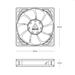 ARCTIC P8 Slim PWM PST Case Fan - 80mm case fan with PWM control | Slim Profile | PWM Splitter ACFAN00295A