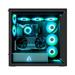 ARCTIC Premium PC Case Xtender VG Black (Mirror Glass), Vertical GPU Mounting, E-ATX POŠKODENÝ OBAL ACPCC00019A#obal
