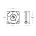 ARCTIC S8038-10K - 80mm Case Fan - dual ball bearing - max 10000 RPM - PWM regulated ACFAN00279A