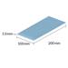 ARCTIC Thermal pad TP-3 (200x100mm, t:1.0mm, pack of 2pcs) (Premium Performance Thermal Pad) ACTPD00059A