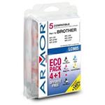 Armor ink-jet Brother 10/6ml(LC985BK/C/M/Y) B10173R1