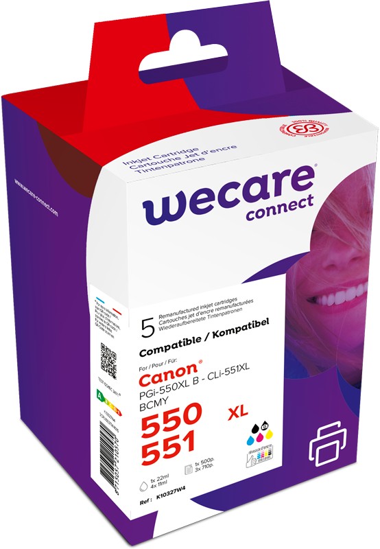 Armor multipack pro Canon PGI550BKXL+CLI551XL CMYK K10327W4