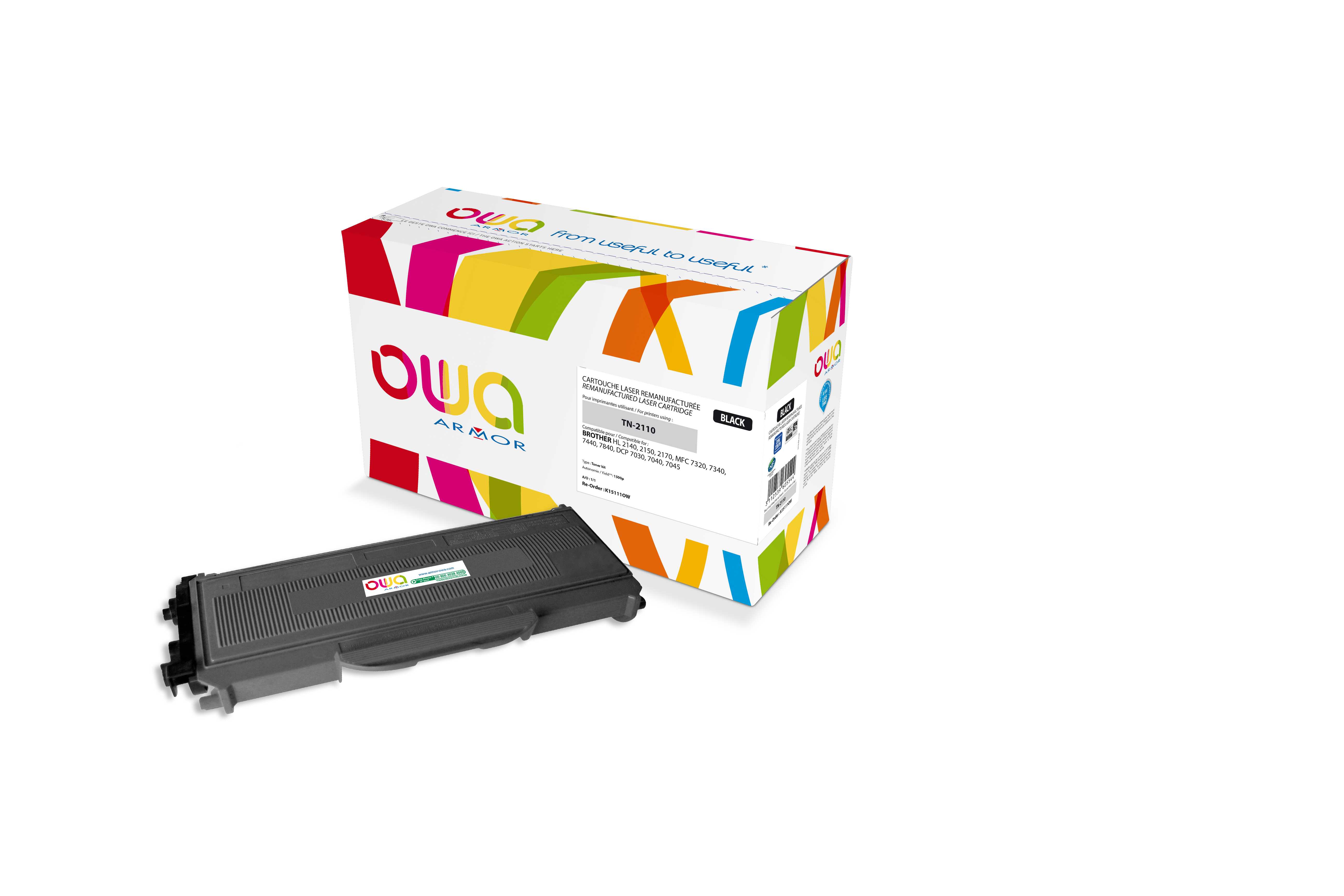 ARMOR toner pre BROTHER HL 2140, 2150, 2170 ( TN2110) 1 500strán K15111