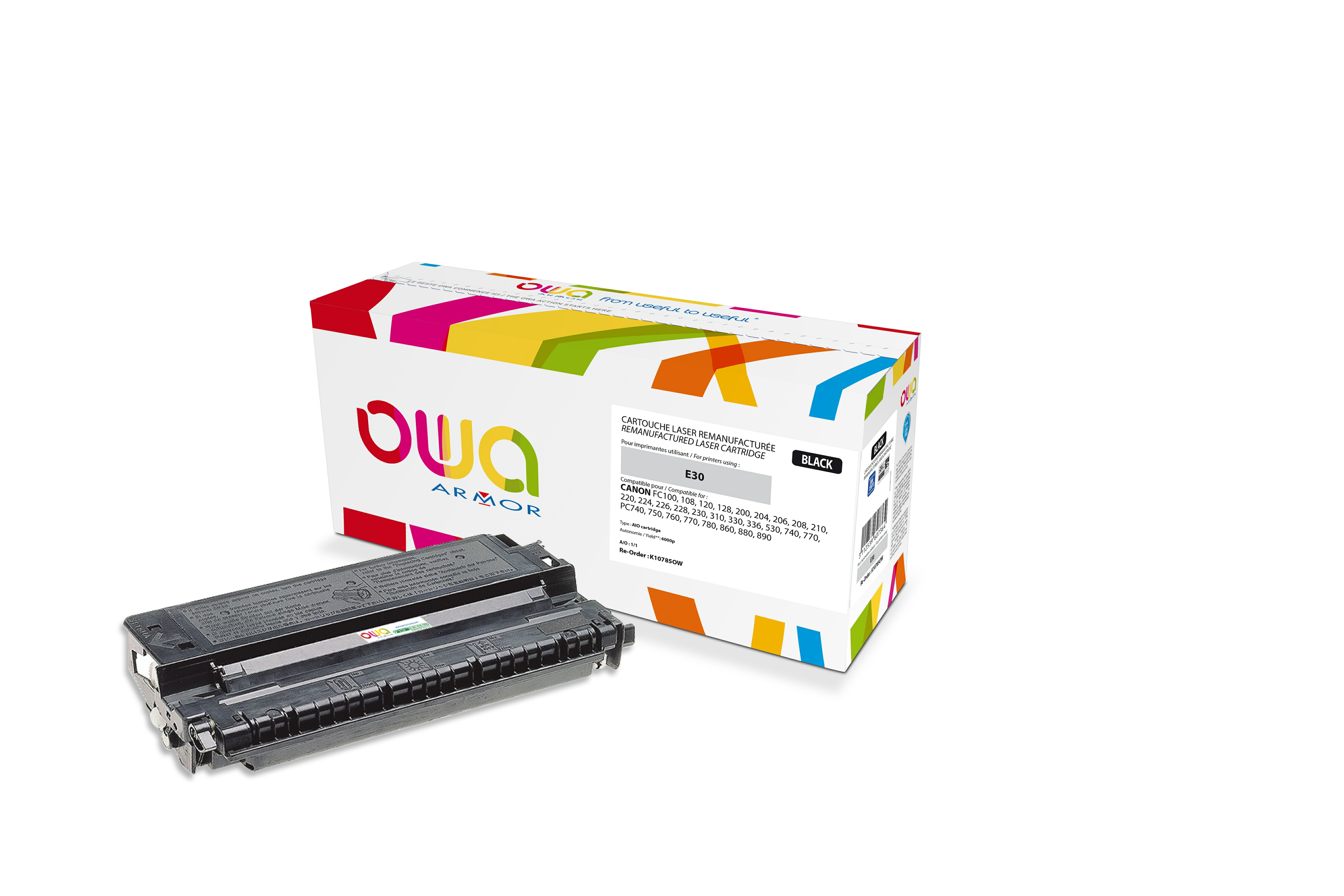 ARMOR toner pre CANON FC200/300/500, PC760 (E-30) K10785