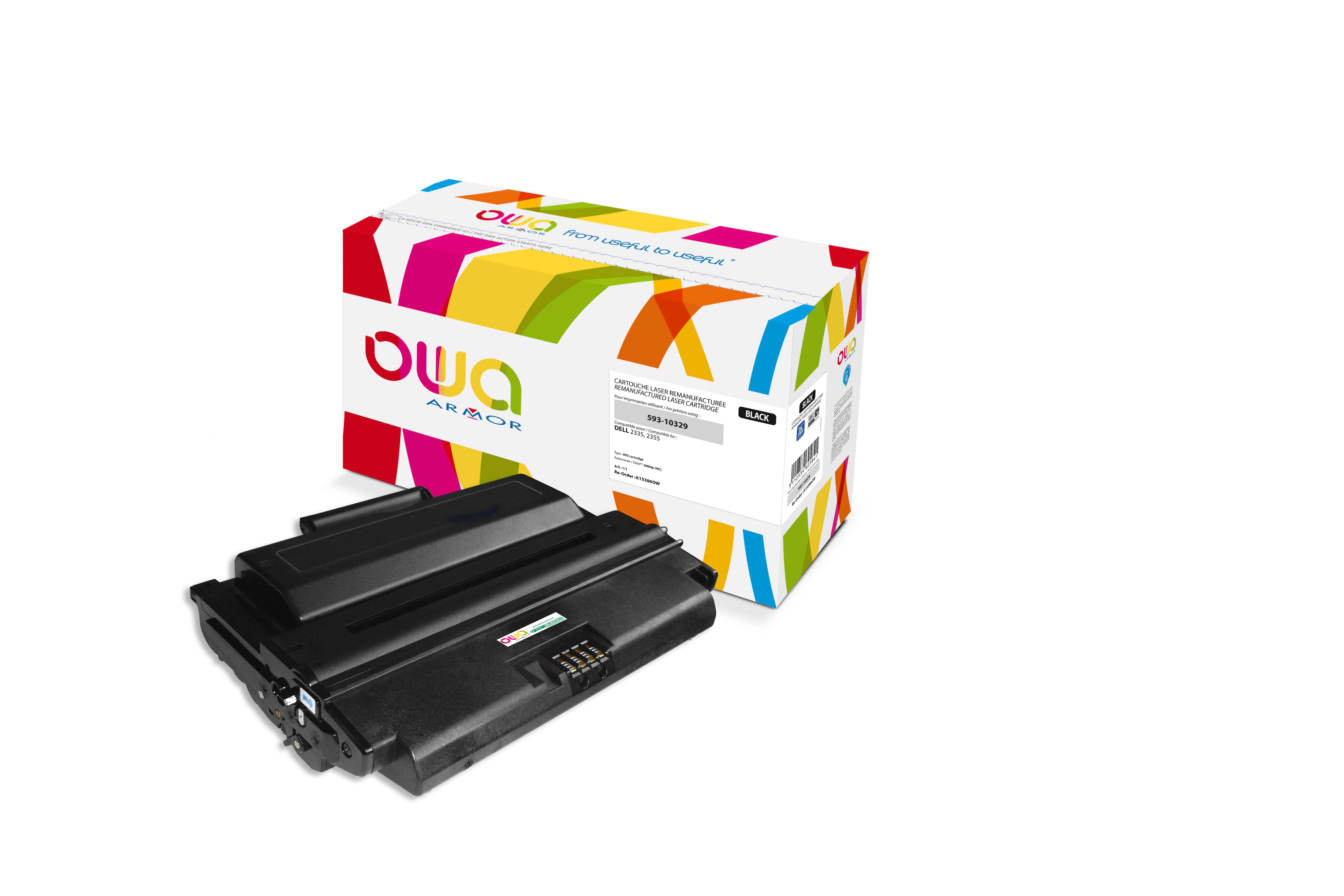ARMOR toner pre DELL 2335/2355 čierny, 6.000st.,komp.s 593-103 K15386