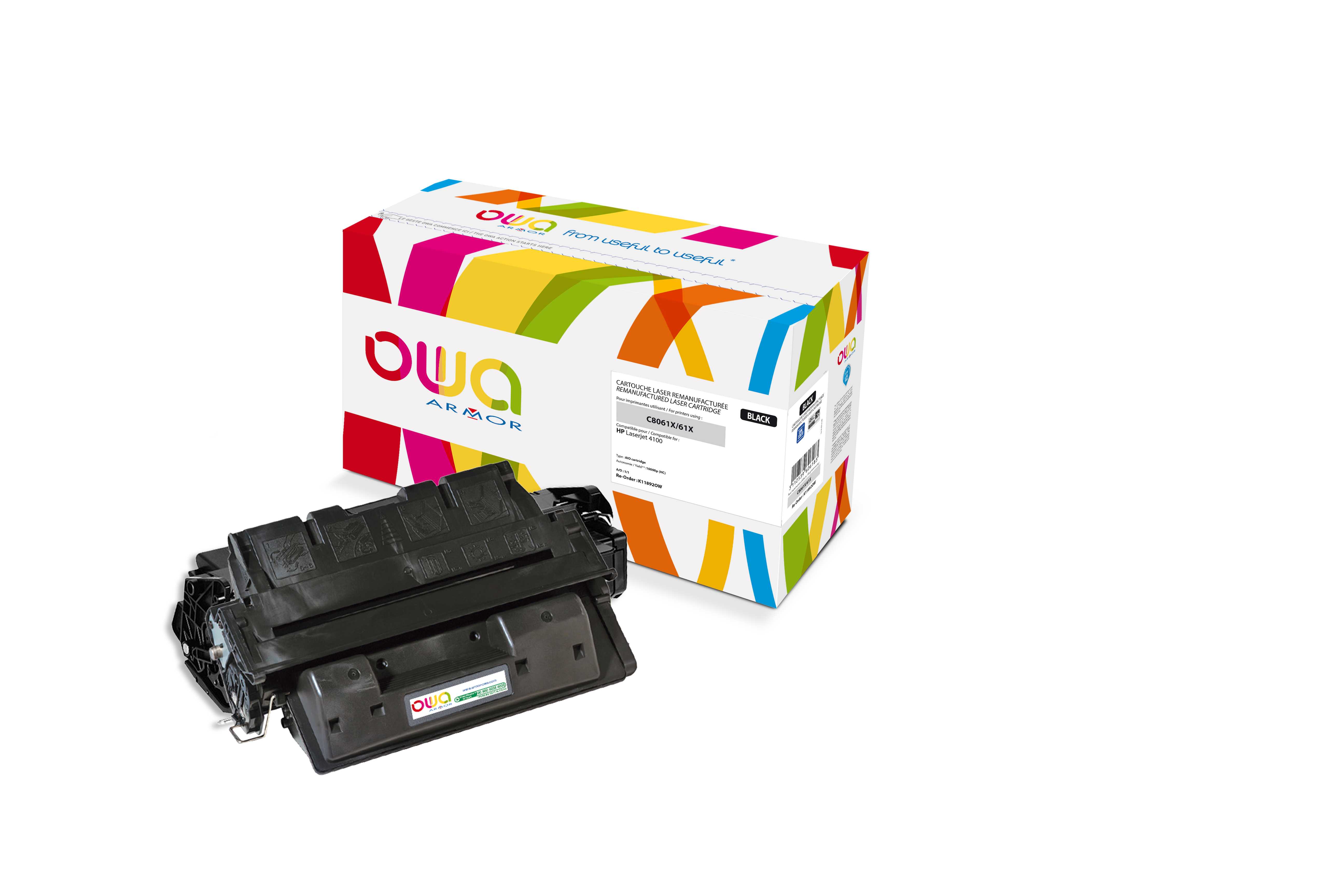 ARMOR toner pre HP LJ 4100 HC black (C8061X) K11892