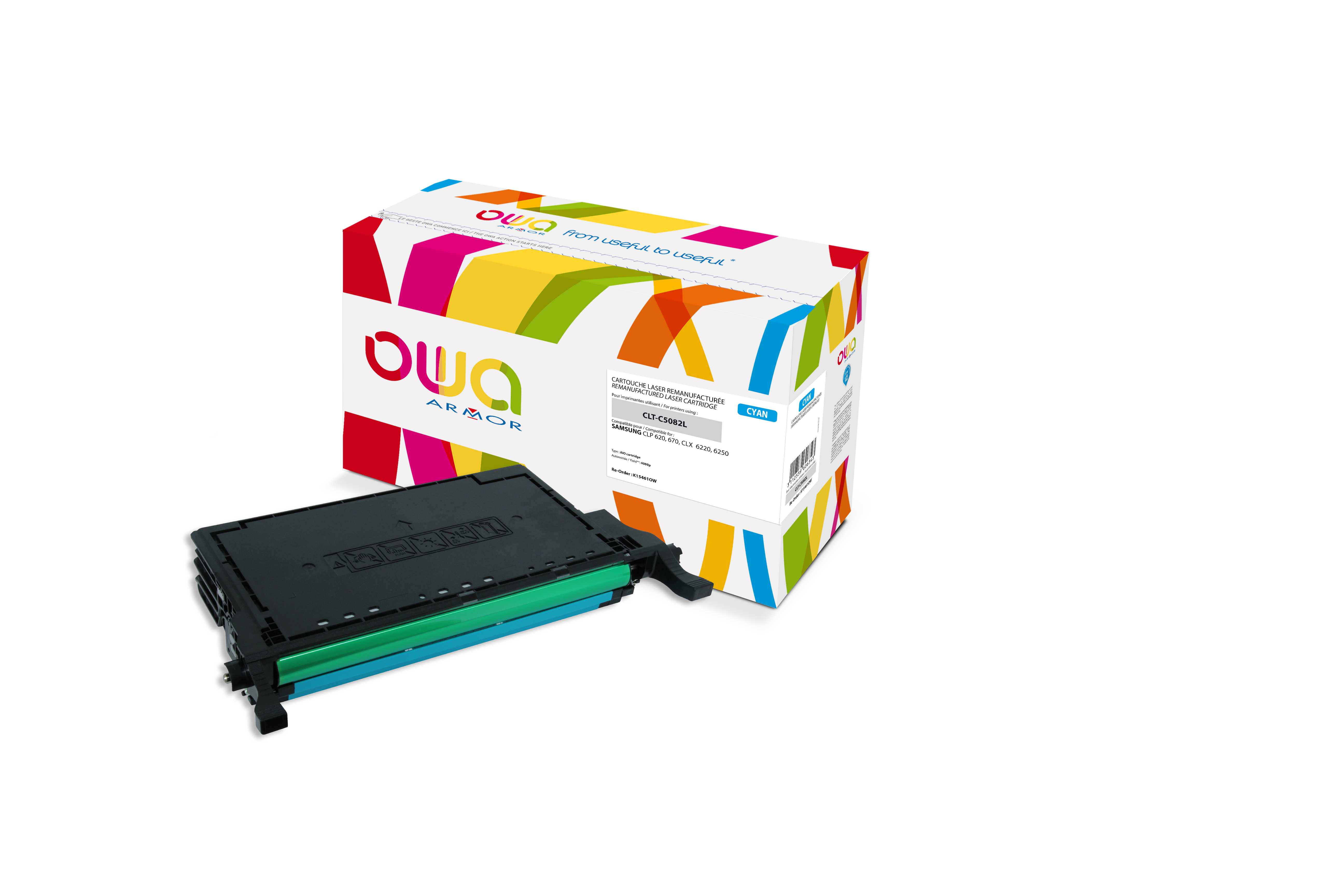 ARMOR toner pre SAMSUNG CLP 620, 670, CLTC5082L, cyan, 4 000 strán K15461