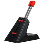 AROZZI ANCORA Mouse Bungee BlackRed/ držák kabelu pro herní myši/ černočervený/ nastavitelný AZ-ANCORA-BKRD