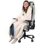 AROZZI Chair Blanket White/ univerzální hřejivá deka pro herní a kancelářské židle/ bílá AROZZI-BLANKET-WT