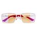 AROZZI herní brýle VISIONE VX-800/ bíločervené obroučky/ jantarová skla VX800-1
