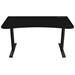 AROZZI herní stůl ARENA MEDIUM Pure Black/ černý/ šíře 140 cm ARENA-MEDIUM-PBK