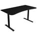 AROZZI herní stůl ARENA MEDIUM Pure Black/ černý/ šíře 140 cm ARENA-MEDIUM-PBK