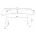 AROZZI herní stůl ARENA MEDIUM Pure Black/ černý/ šíře 140 cm ARENA-MEDIUM-PBK