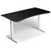 AROZZI herní stůl ARENA MEDIUM White/ bílý/ šíře 140 cm ARENA-MEDIUM-WT