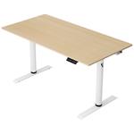 AROZZI herní stůl ARENA NORDICO Light Birch/ motorizovaný/ barva deska bříza, nohy bílé/ šíře 140cm/ ARENA-NRD-BOX2-BCH