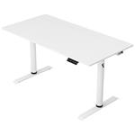 AROZZI herní stůl ARENA NORDICO White/ motorizovaný/ barva deska bílá, nohy bílé/ šíře 140cm/ výška 71 ARENA-NRD-BOX2-WT