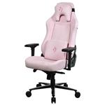 AROZZI herní židle VERNAZZA Supersoft Fabric Pink/ látkový povrch/ růžová VERNAZZA-SPSF-PNK