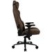 AROZZI herní židle VERNAZZA XL Supersoft Brown/ látkový povrch/ hnědá VERNAZZA-XL-SPSF-BWN