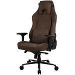 AROZZI herní židle VERNAZZA XL Supersoft Brown/ látkový povrch/ hnědá VERNAZZA-XL-SPSF-BWN