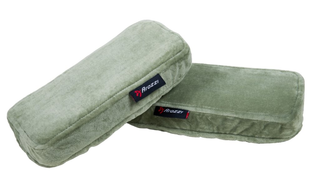 AROZZI Memory Foam Armrest Pads/ náhradní područky pro herní židle/ paměťová pěna/ mechově zelené AZ-MFPAD-FST