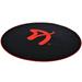 AROZZI Zona Floorpad/ ochranná podložka na podlahu/ kruhová/ průměr 120 cm/ černá s červeným logem AZ-ZONA-PAD-BR