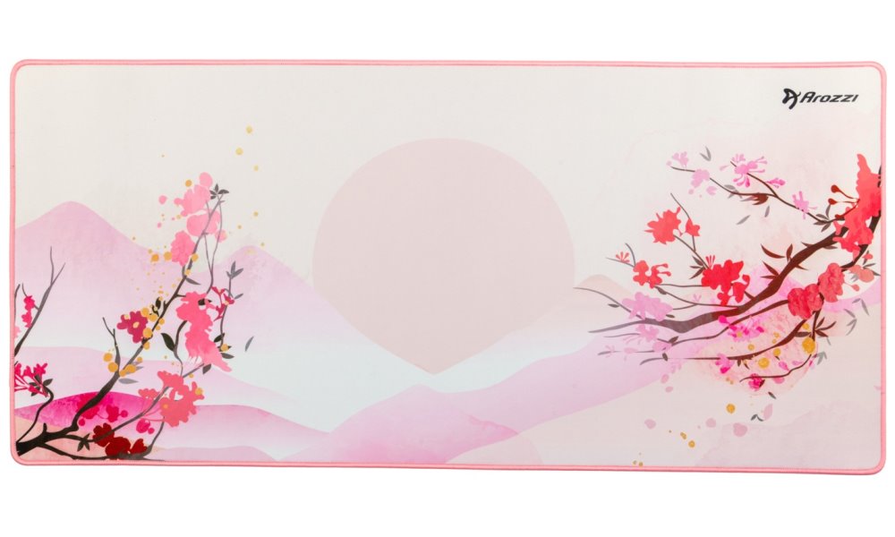 AROZZI ZONA Mousepad XL Sakura/ XL podložka na stůl/ 900x420x4 mm/ voděodolná AZ-ZONA-900-D049