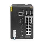 Aruba 4100i 12-port 1GbE (8-port Class 4 POE and 4-port Class 6 POE) 2-port SFP+ DIN Mount Switch JL817A RENEW JL817AR