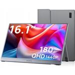 Arzopa Z3FC Portable Monitor 16.1" 180hz IPS 2K 1440P Metal Housing Přenosný monitor + pouzdro Z3FC-GREY