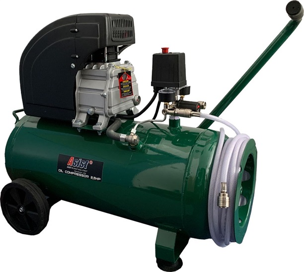 ASIST Kompresor olejový 50L+tlak.hadice 8595572111732