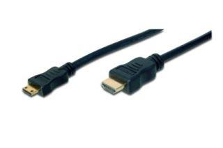 ASM AK-330106-030-S ASSMANN HDMI 1.3 HighSpeed Connection Cable HDMI A M /miniHDMI C M 3m black