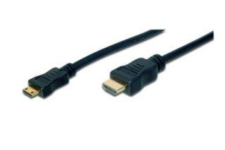 ASM AK-330106-030-S ASSMANN HDMI 1.3 HighSpeed Connection Cable HDMI A M /miniHDMI C M 3m black