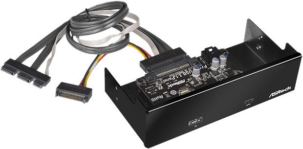 ASROCK FRONT USB 3.1 PANEL (čelní panel 1x USB3.1 Typ-A a 1x USB3.1 Typ-C)