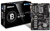 ASROCK MB H110 PRO BTC+ (intel 1151, 2x DDR4, GLAN, 13x PCIe, 4xSATA3 +M.2, USB3, DVI, ATX)