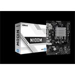 ASROCK MB N100M s integrovaným intel CPU quad-core N100 (1x DDR4, VGA +HDMI+DPort, PCI-E, 2xSATA3, M.2 , 7.1, GLAN, min