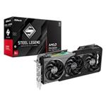 ASRock VGA AMD Radeon RX 9070 XT Steel Legend Dark 16GB, RX 9070 XT, 16GB GDDR6, 3xDP, 1xHDMI RX9070XT SLD 16G