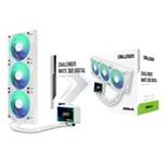 ASROCK Vodní chladič Challenger White 360 Digital, 3x120mm, ARGB, LGA1851, AM5, bílá 90-ACLA36-WAAGA6