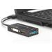 ASSMANN Adapter DisplayPort 1 na 3 HDMI+DVI+VGA kabel multimedialny 0,2m AK-330403-002-S