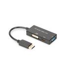 ASSMANN DisplayPort 1in3 HDMI, DVI and VGA converter cable AK-340418-002-S