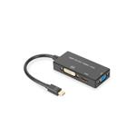 ASSMANN Mini DisplayPort 1in3 HDMI, DVI and VGA converter cable AK-340419-002-S