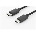 ASSMANN USB 3.0 SuperSpeed Connection Cable USB C M (plug)/USB C M (plug) 1m bla AK-300138-010-S