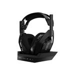 ASTRO A50 + Base Station - For PS4 - náhlavní souprava - plná velikost - 2,4 GHz - bezdrátový - šed 939-001676