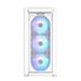ASUS A23 PLUS Transparent Glass ARGB WHITE, 4x ARGB fan, mATX, USB-C, biela 90DC00K3-B19010
