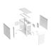 ASUS case PRIME AP303 MESH WHITE, ATX, 1x120mm, bílá 90DC00V3-B39000