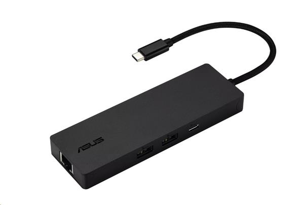 ASUS dock DC210 8 in 1 USB-C Docking Station - dobíja notebook max.100W 90XB098N-BDS010