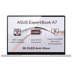 ASUS ExpertBook A7/ Core 7 350/ 16GB DDR5/ 512GB SSD/ Intel Graphics/ 14"WQXGA+, OLED/ W11P/ stříb A7406CMA-OLEDC716512X